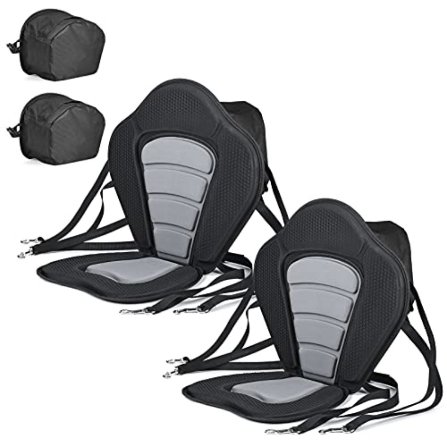 Fishing Kayak Sit In - Deluxe Padded Kayak Seat with Storage