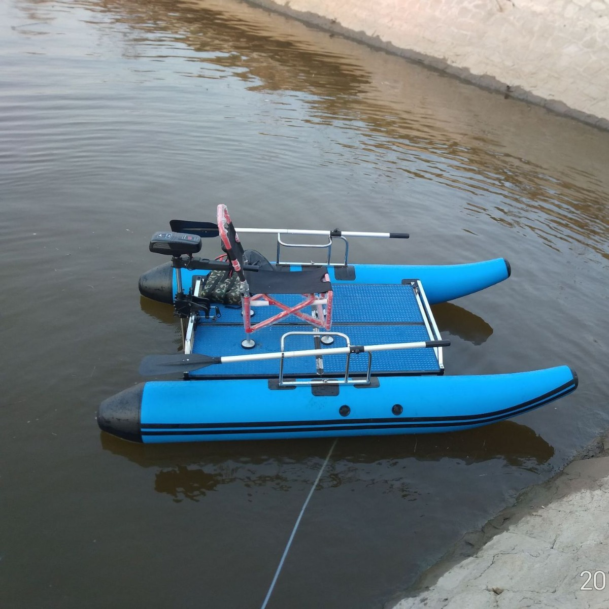 Fishing Kayak Pedal Drive - Catamaran Luya boat/raft fishing platform/floating fishing