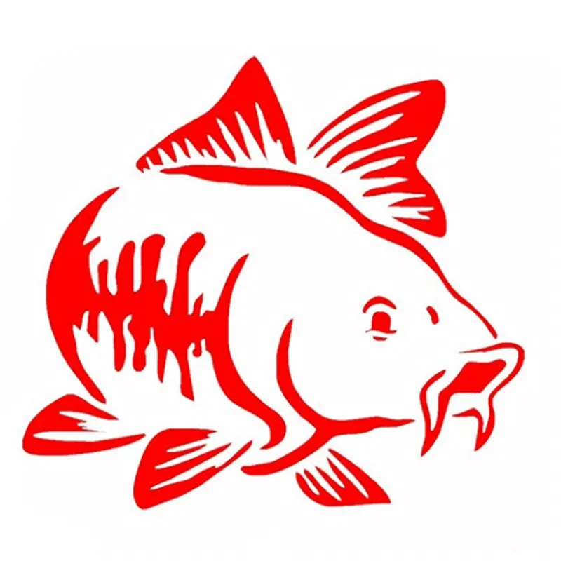Car Sticker Cartoon Carp Fishi - Fishing Kayak Inflatable incelemesi ve fiyatı