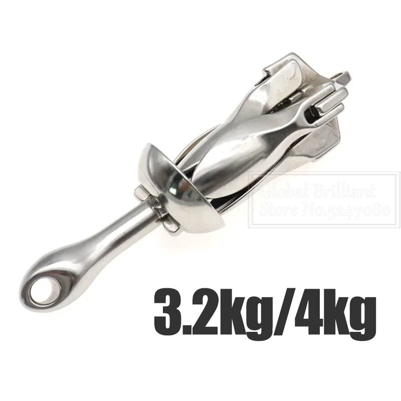 3.2KG/4KG Boat Stainless Steel - Fishing Kayak Anchor incelemesi ve fiyatı