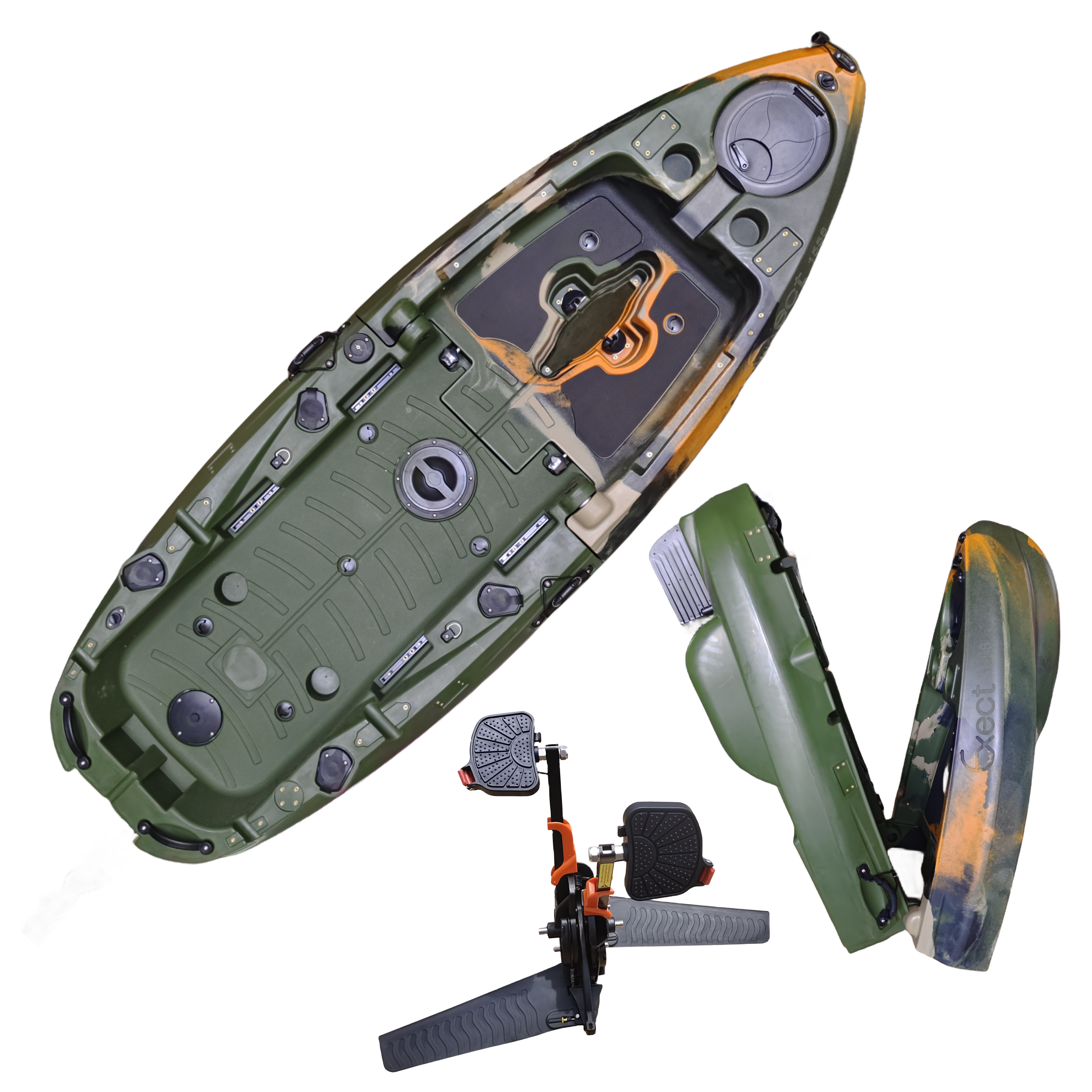 Plastic Kayak Pedal Kayak Fish - Fishing Kayak Seat incelemesi ve fiyatı