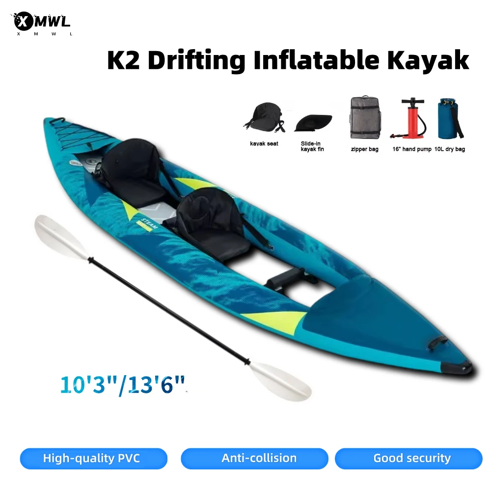 Canoe Kayak Inflatable Boat 1- - Fishing Kayak Inflatable incelemesi ve fiyatı