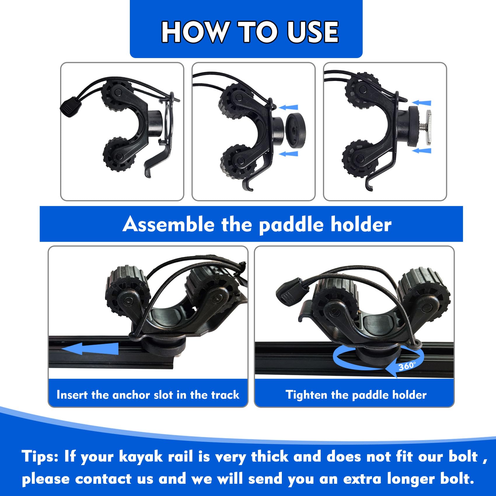 Kayak Rail Paddle Holder Kayak - Fishing Kayak Storage Bag incelemesi ve fiyatı