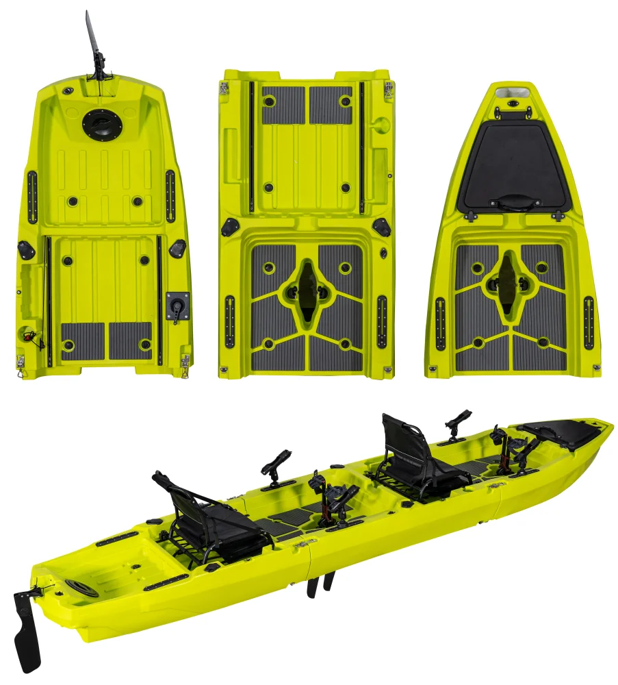 14 FT 3 Section Detachable Sol - Fishing Kayak Pedal Drive incelemesi ve fiyatı
