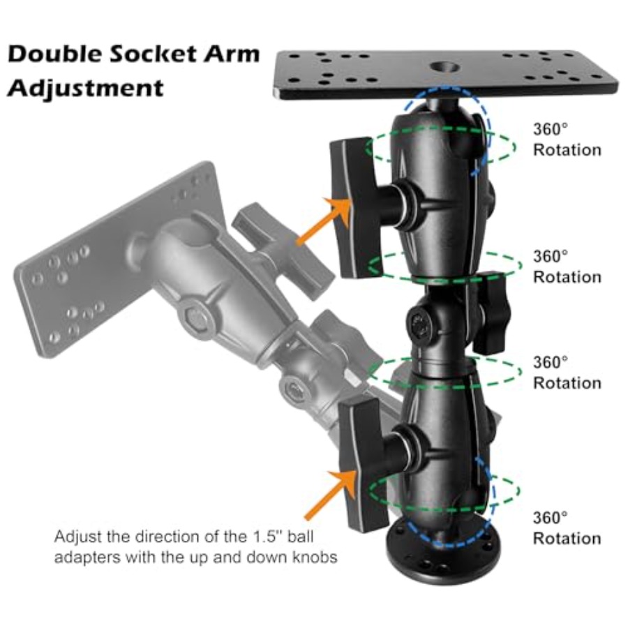 Boat/Kayak/Fishing Ball Fish F - Fishing Kayak Fish Finder Mount incelemesi ve fiyatı