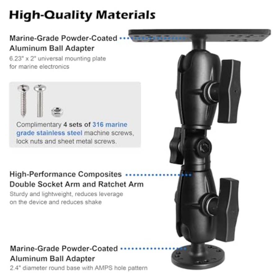 Boat/Kayak/Fishing Ball Fish F - Fishing Kayak Fish Finder Mount incelemesi ve fiyatı