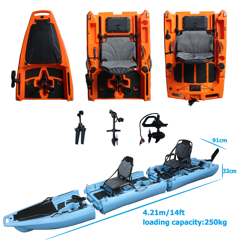 14FT 2 Person Detachable  Peda - Fishing Kayak Seat incelemesi ve fiyatı
