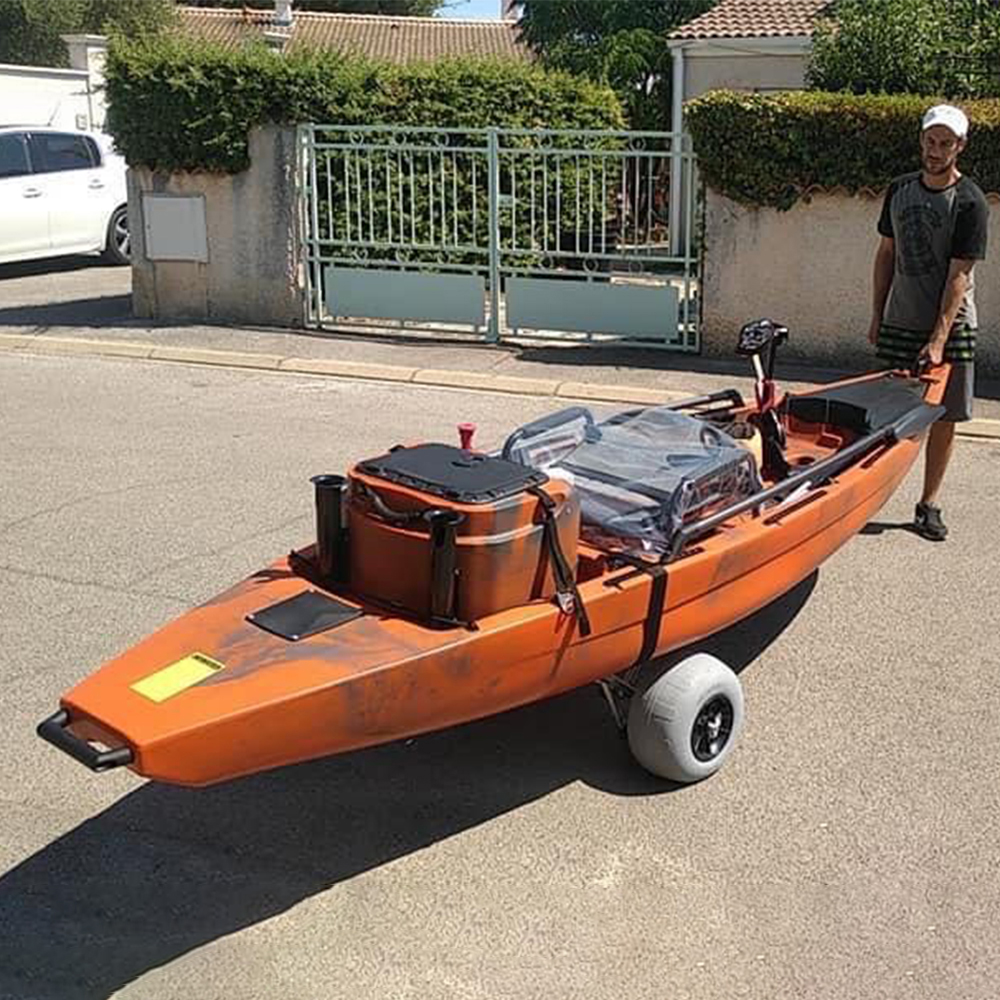 Inflatable Wide Wheel Canoe Bo - Fishing Kayak Cart incelemesi ve fiyatı