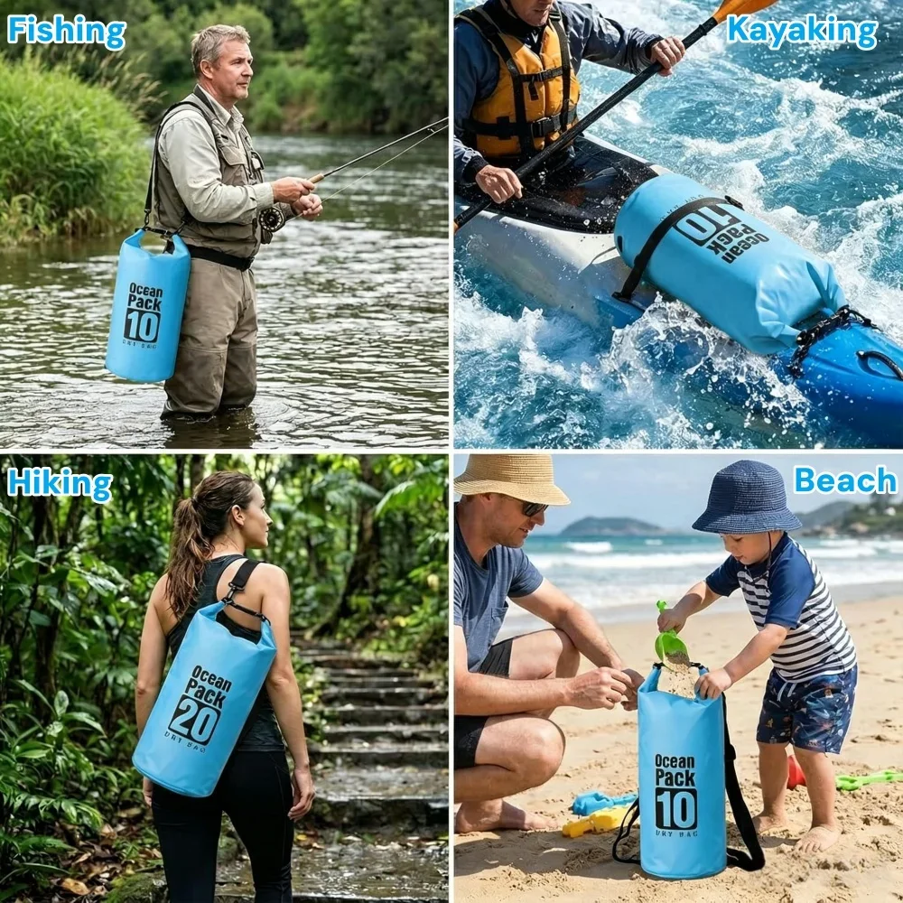 500D Waterproof Dry Bag Floati - Fishing Kayak Storage Bag incelemesi ve fiyatı