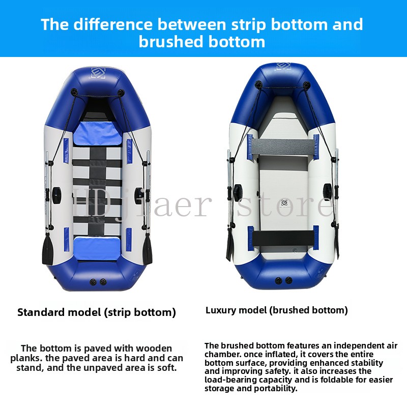 Inflatable Boat with Hard Bott - Fishing Kayak Inflatable incelemesi ve fiyatı
